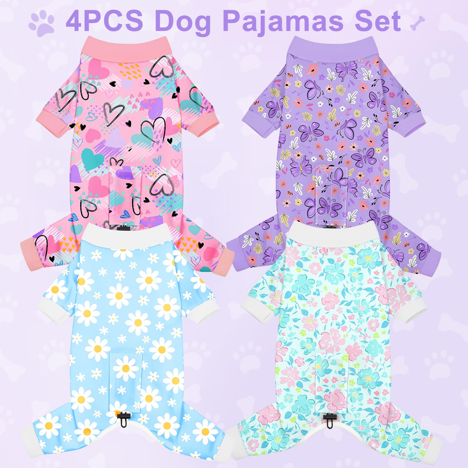 Bienbee dog pajamas dinosaurs pattern adds playful charm during walks and naps