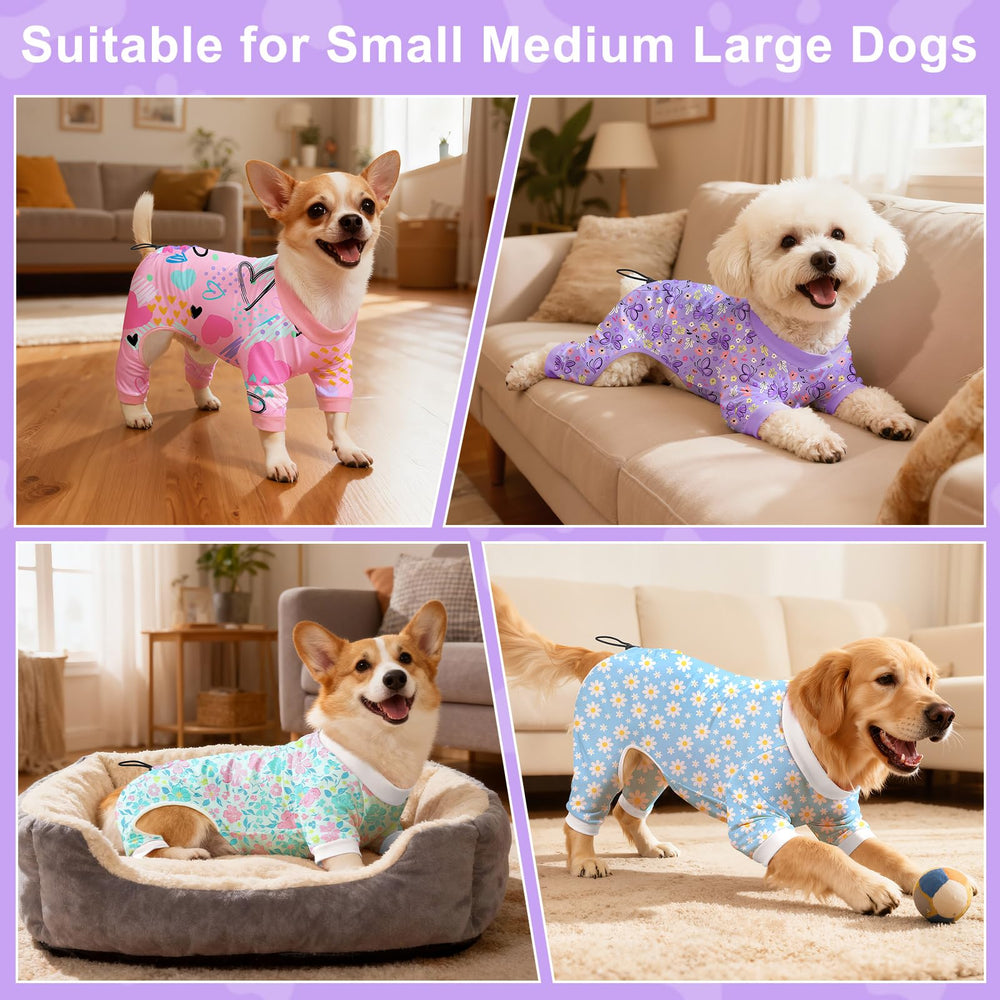 Bienbee dog pajamas love-heart pattern creates sweet, photogenic moments at home