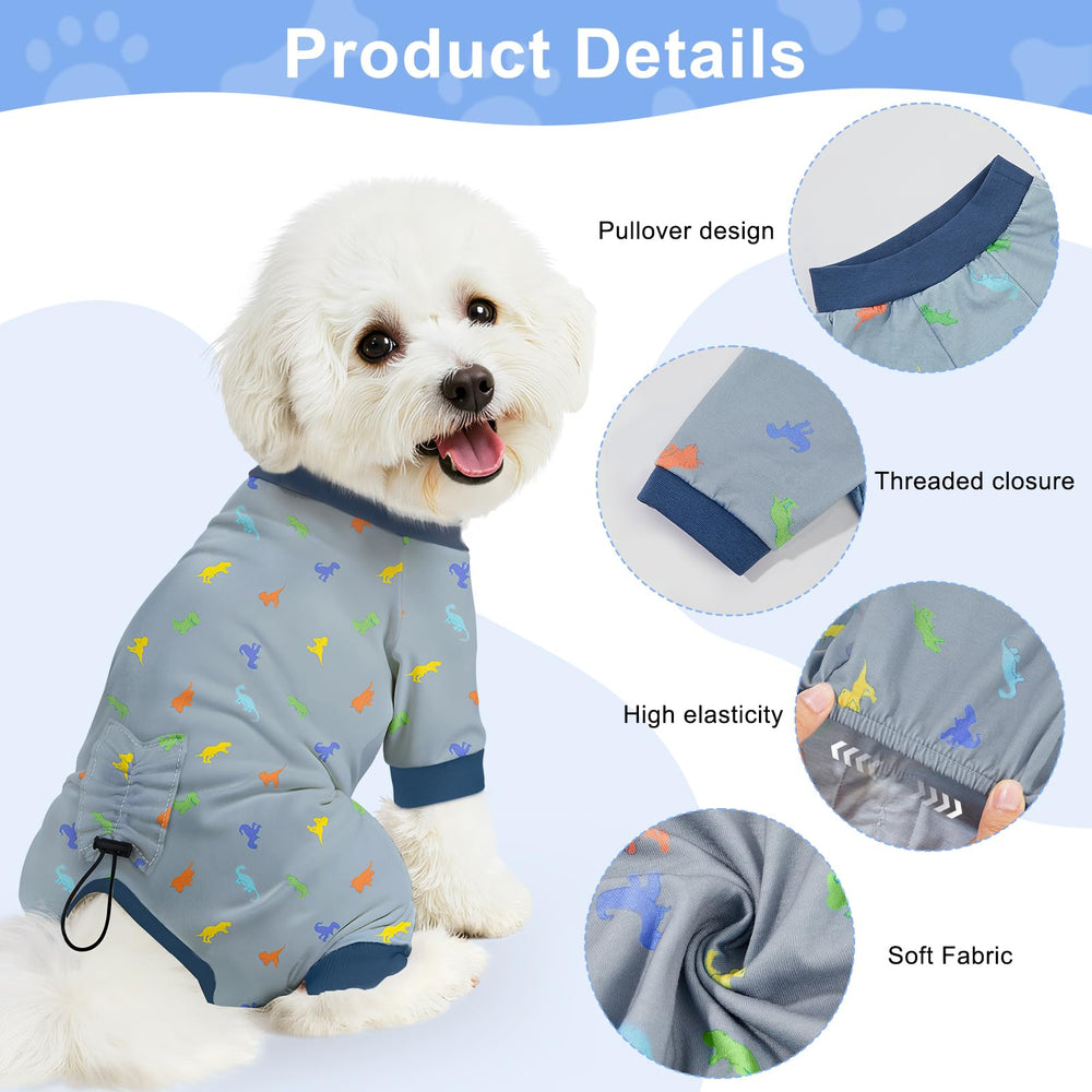 Bienbee dog pajamas pullover design for easy dressing