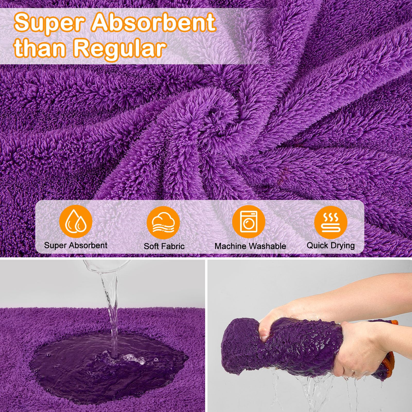 Bienbee dog robe hood design adds warmth and secure fit.