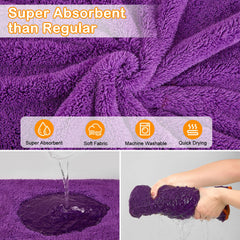 Bienbee dog robe hood design adds warmth and secure fit.