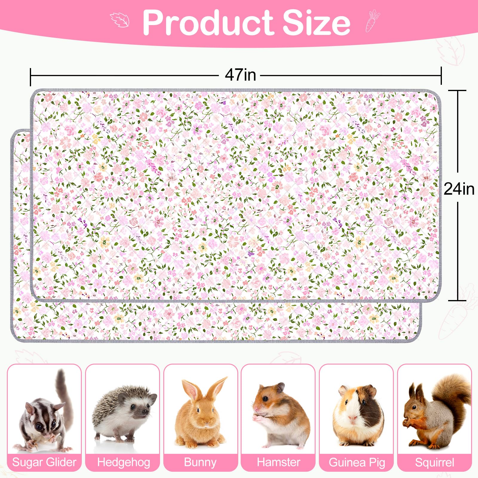 Bienbee guinea pig bedding absorbent middle layer highlighting urine absorption