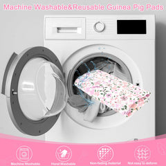 Bienbee guinea pig bedding machine-washable tag close-up for reusable pads