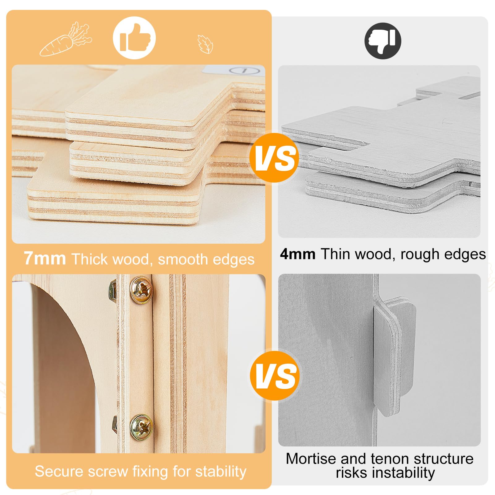 Bienbee guinea pig hideout soft mat demonstrates machine-washable bedding option for easy maintenance.