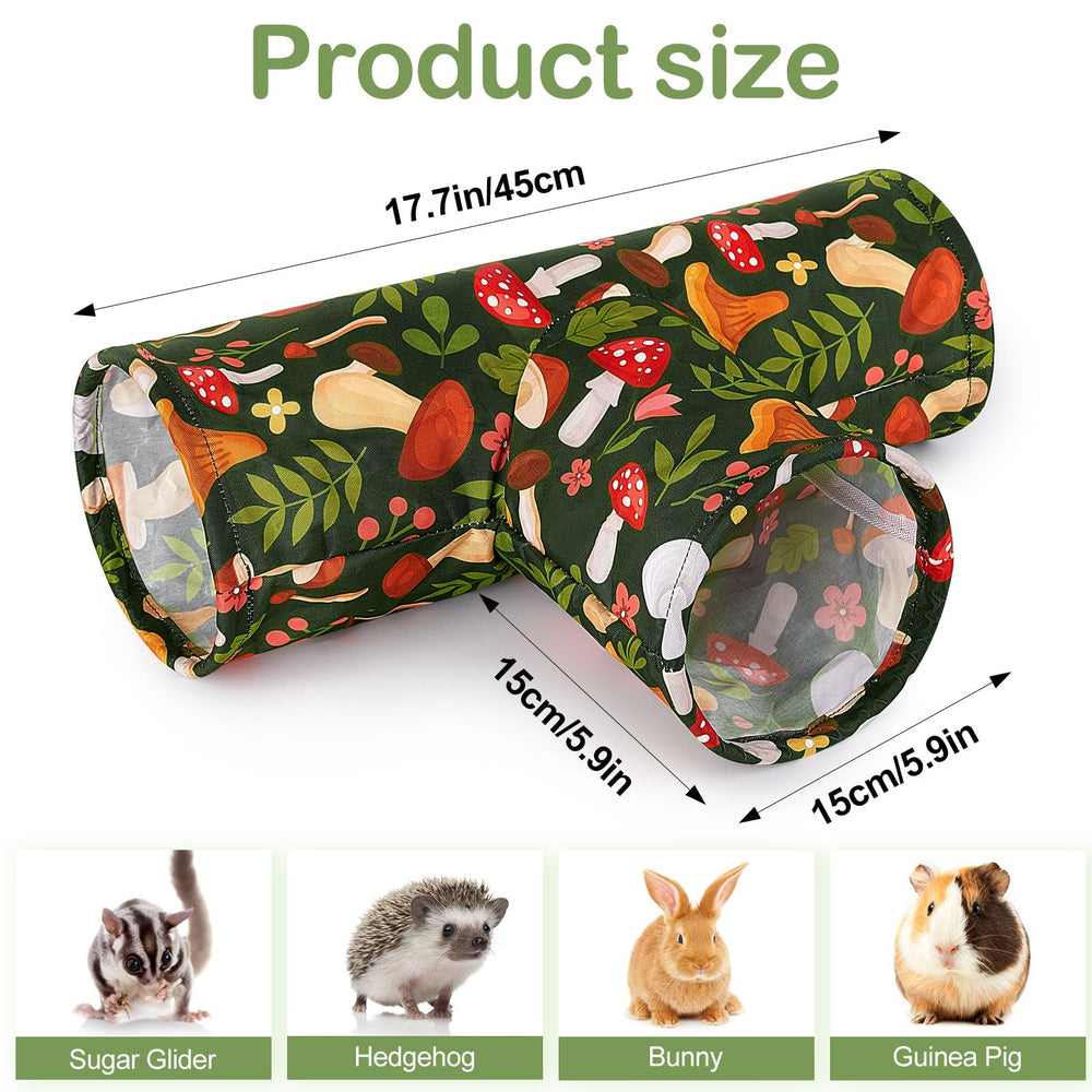 Bienbee guinea pig tunnel assembly-ready setup simplifies travel and setup.