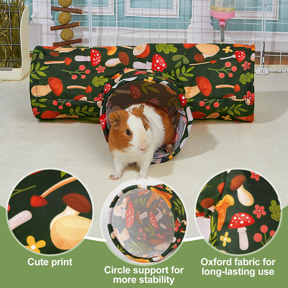 Bienbee guinea pig tunnel washable fabric stays clean after enjoyment.