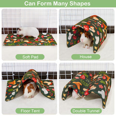 Bienbee Guinea Pig Tunnel washable zipper with easy cleaning after play