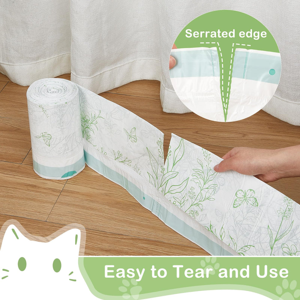 Bienbee liner serrated easy-tear design enables quick removal