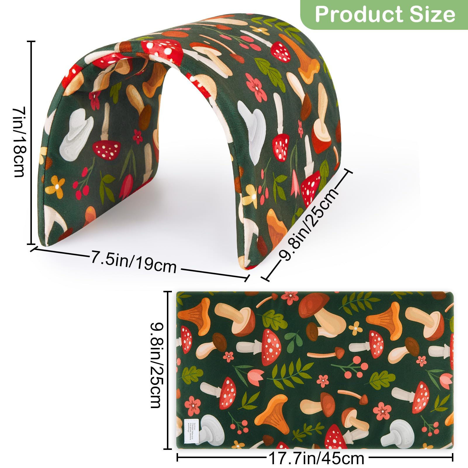 Bienbee Rabbit House green mushroom colorful cozy retreat in cages
