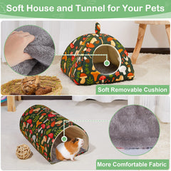 Bienbee two-pack guinea pig toy set adds enrichment and comfort.