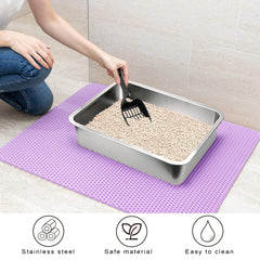 BierBear large stainless steel litter box offers ample space for multi-pet homes