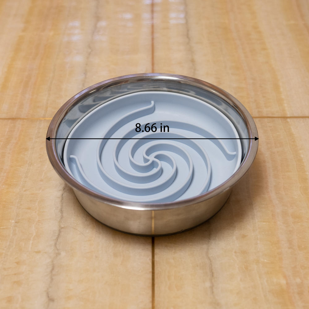 Bifeaw microwave-safe dog bowl suitable for quick warming of food.