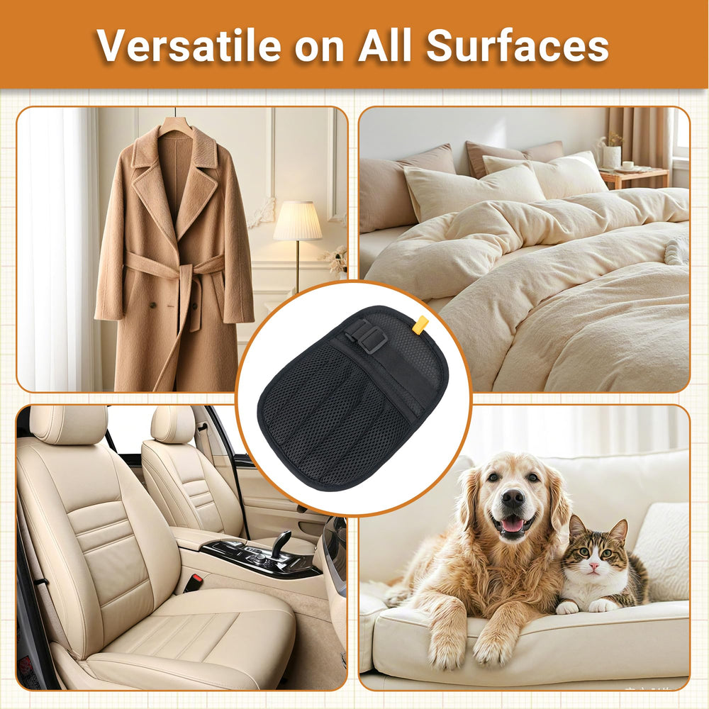 Bifeaw Pet Hair Removal Glove full-length view showcases generous coverage for faster cleaning