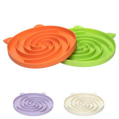 Bifeaw slow feeder bowl with spiral design slows meals for calmer eating