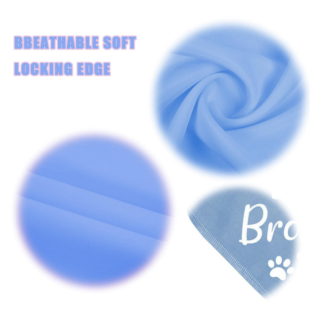 Big Brother Birthday Bandana for Dogs triangle fit on large dogs, comfortable daily use.