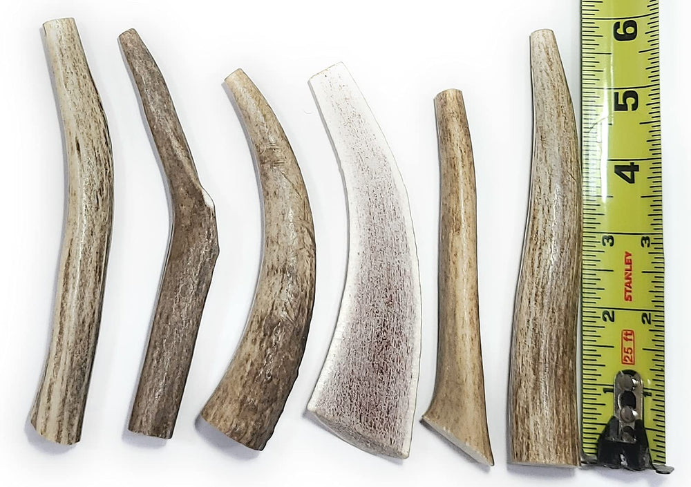Big Dog Antler Chews six-pack packaging shows a durable, long-lasting small-dog chew.