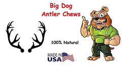 Big Dog Antler Chews wild deer origin, natural calcium source without preservatives