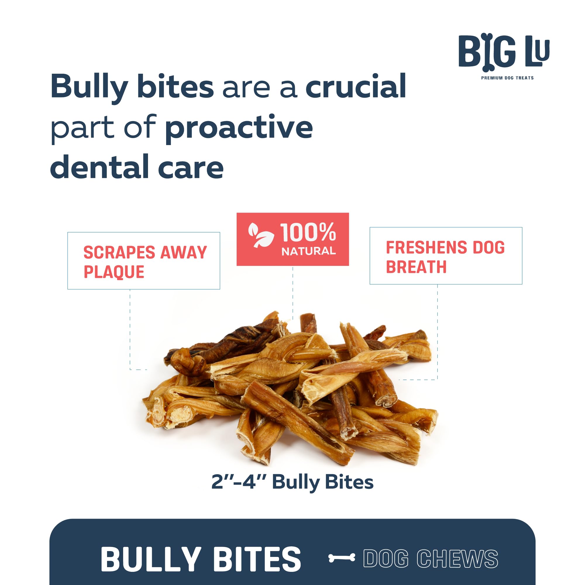 Big Lu natural, grain-free chews with no additives for dogs