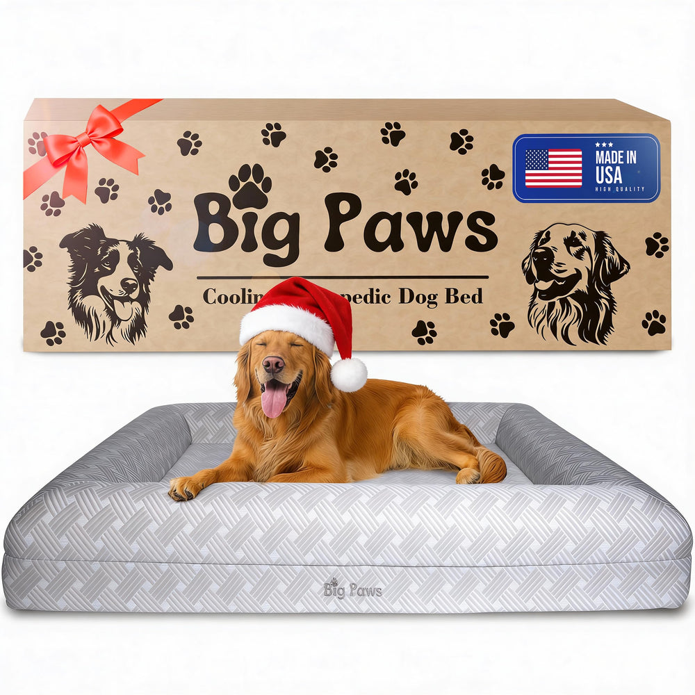 Big Paws cooling ice silk surface keeps large dogs comfortable