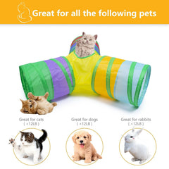Bigladious Cat Tunnel uses durable material for long-lasting fun and safe scratching.