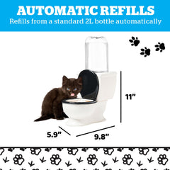 BigMouth Inc ceramic throne withstands daily use with durable, easy-clean design.