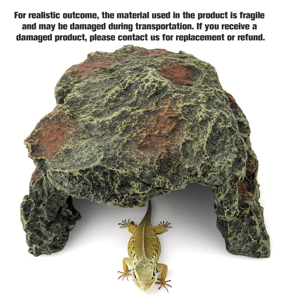 BIGWE resin turtle hideout dimensions highlight outer and inner sizes for fit.