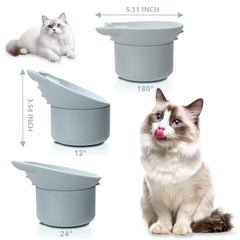 Bikabpet cat-face design slow feeder for engaging feeding experience