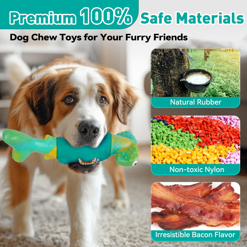 BIKIISEN tough dog toy built for aggressive chewers