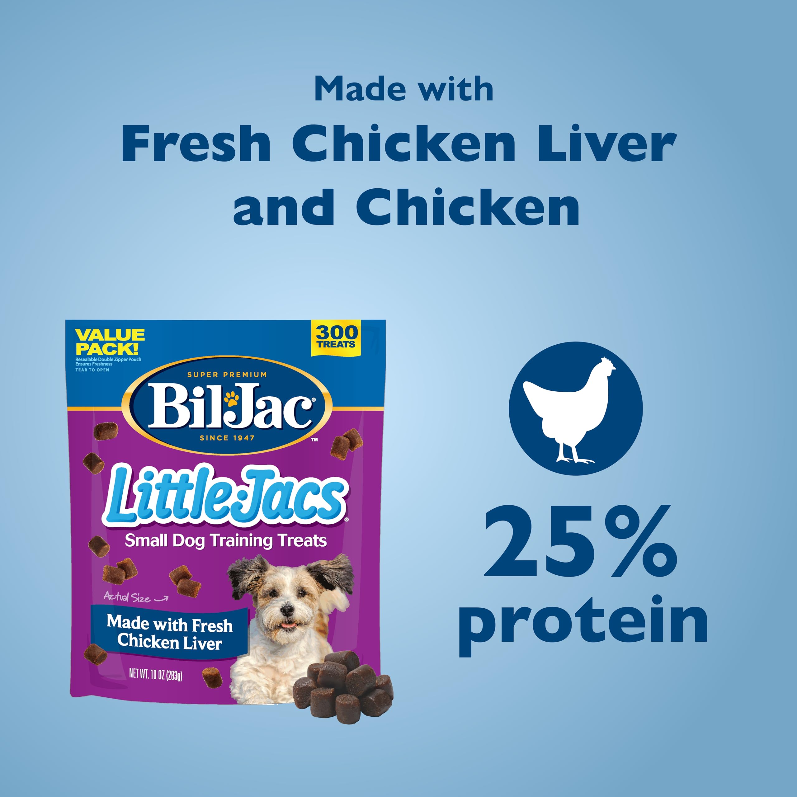 Bil-Jac Little Jacs being used during a puppy training session