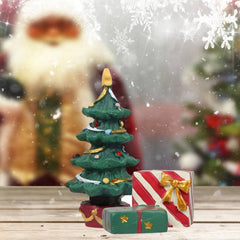 Bili-silly Christmas-tree ornament for aquarium creates festive underwater ambiance.