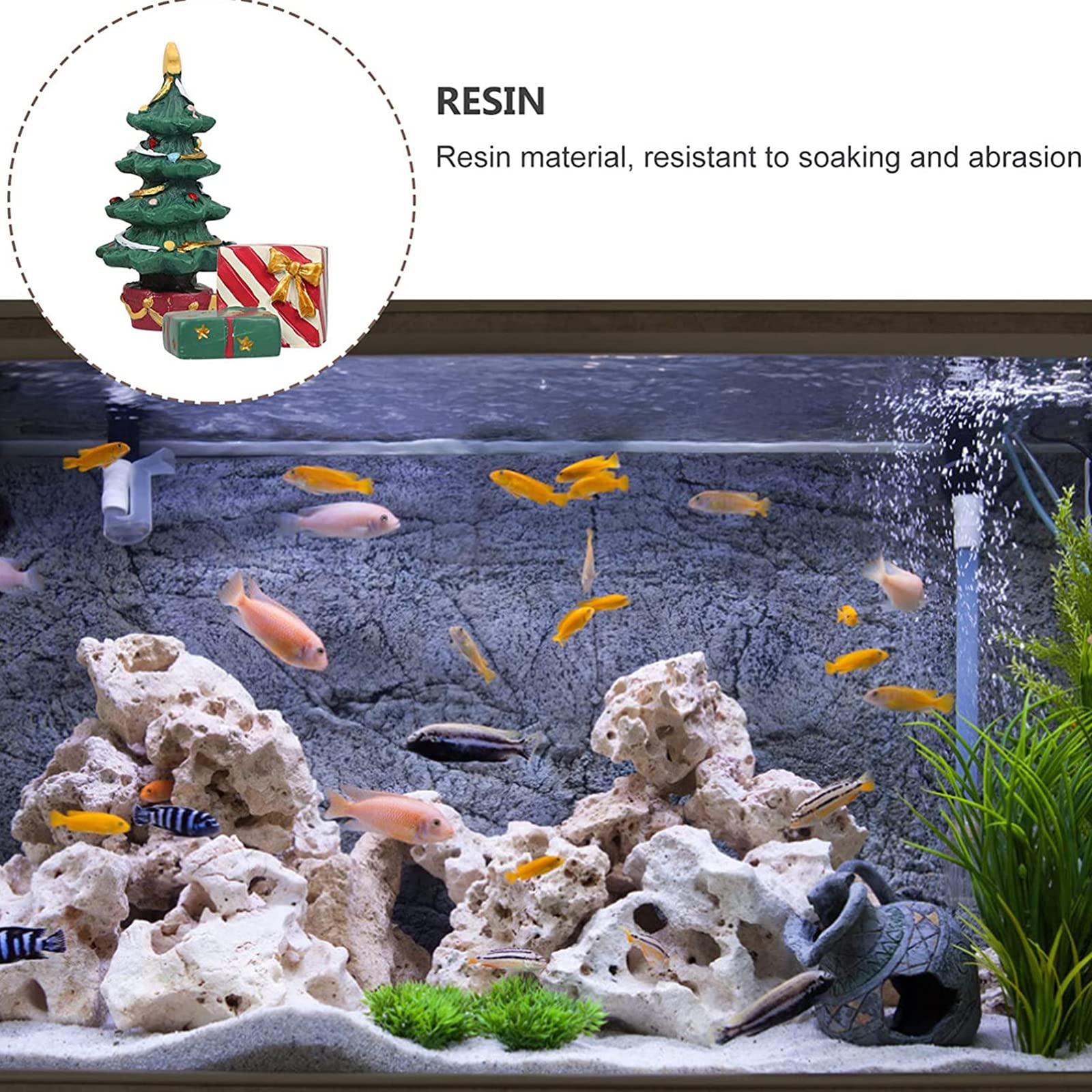 Bili-silly durable non-toxic aquarium ornament stays fish-safe while enriching decor.