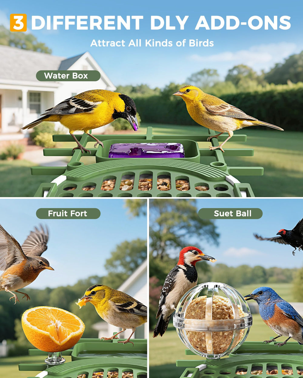 Bilibara IP65 waterproof rating graphic demonstrates year-round outdoor resilience.