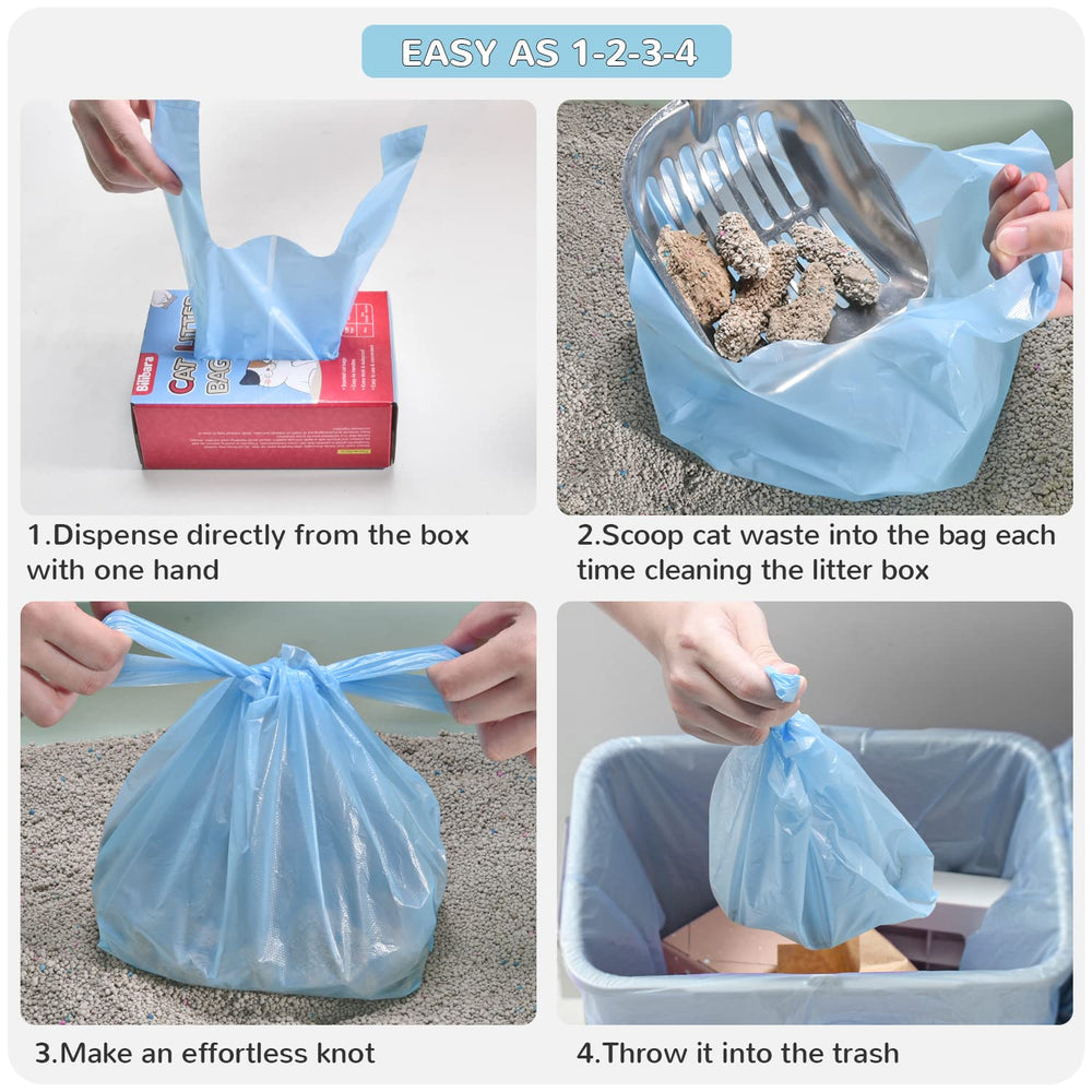 Bilibara cat litter bags leakproof design prevents leaks during scooping.