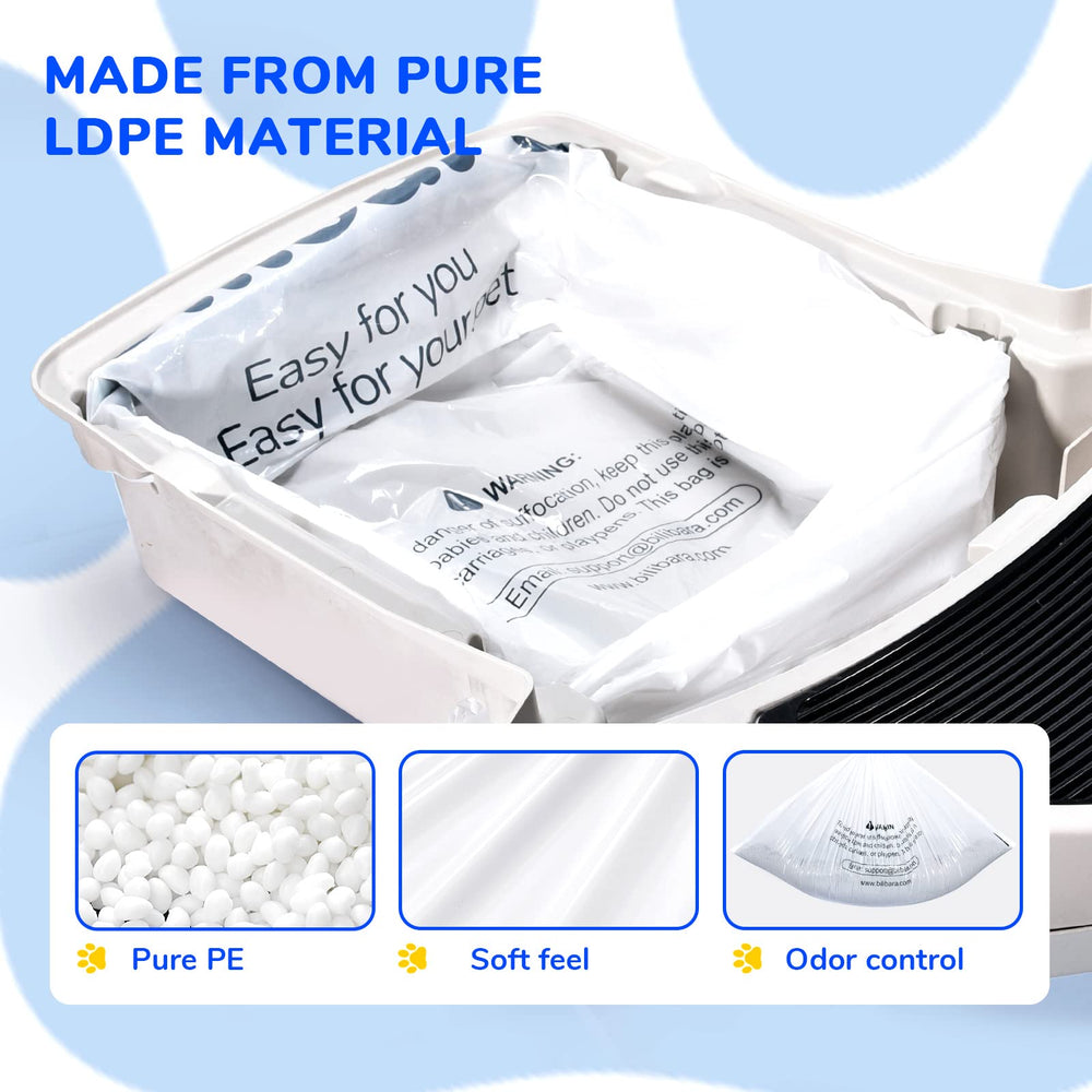 Bilibara easy-install removal for quick, mess-free bag changes.