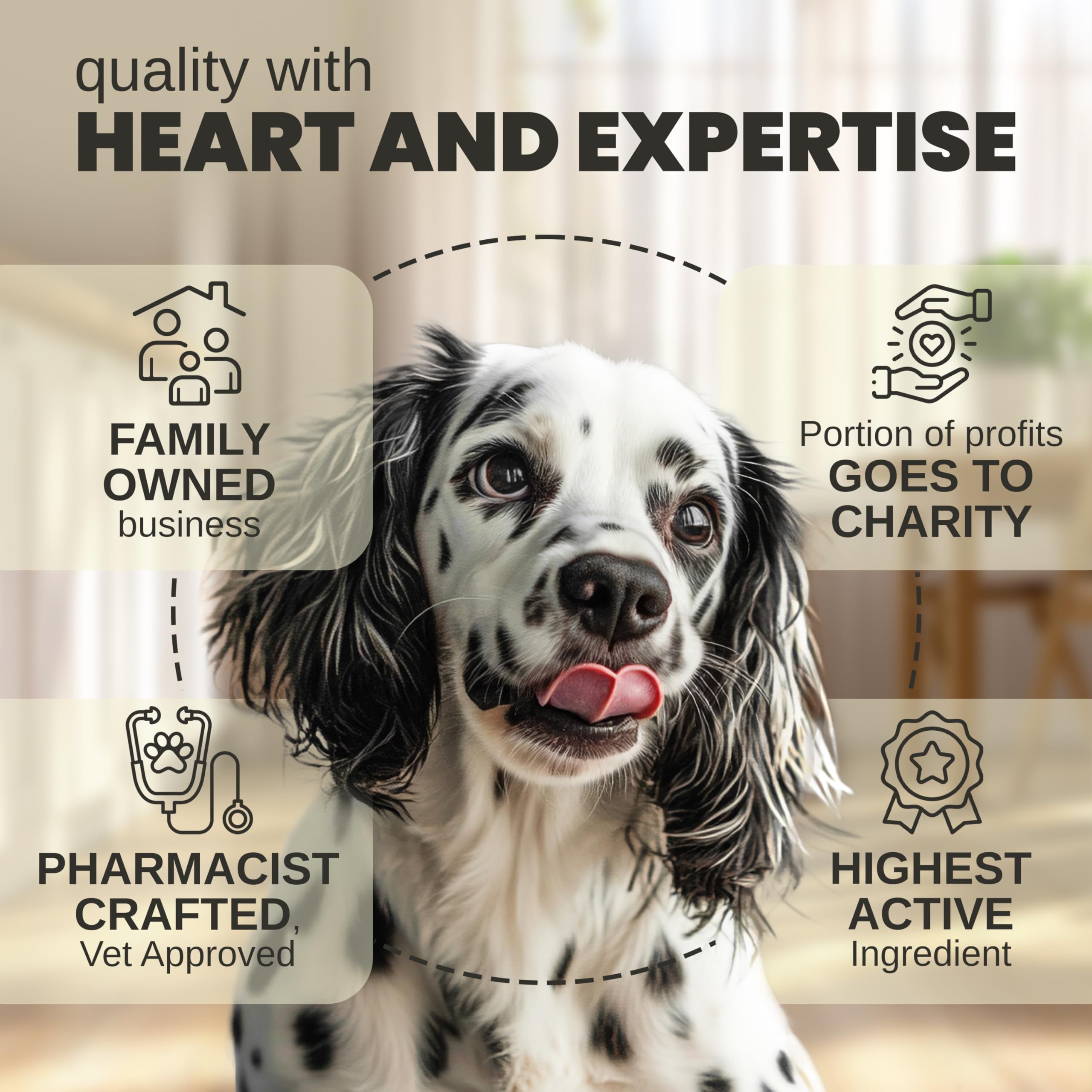 Billion Pets hemp oil label organic image emphasizes non-GMO, cruelty-free claim.