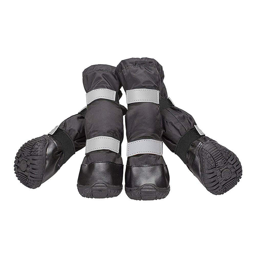 Botas Billionchains impermeables para perros protegen las patas en lluvia.