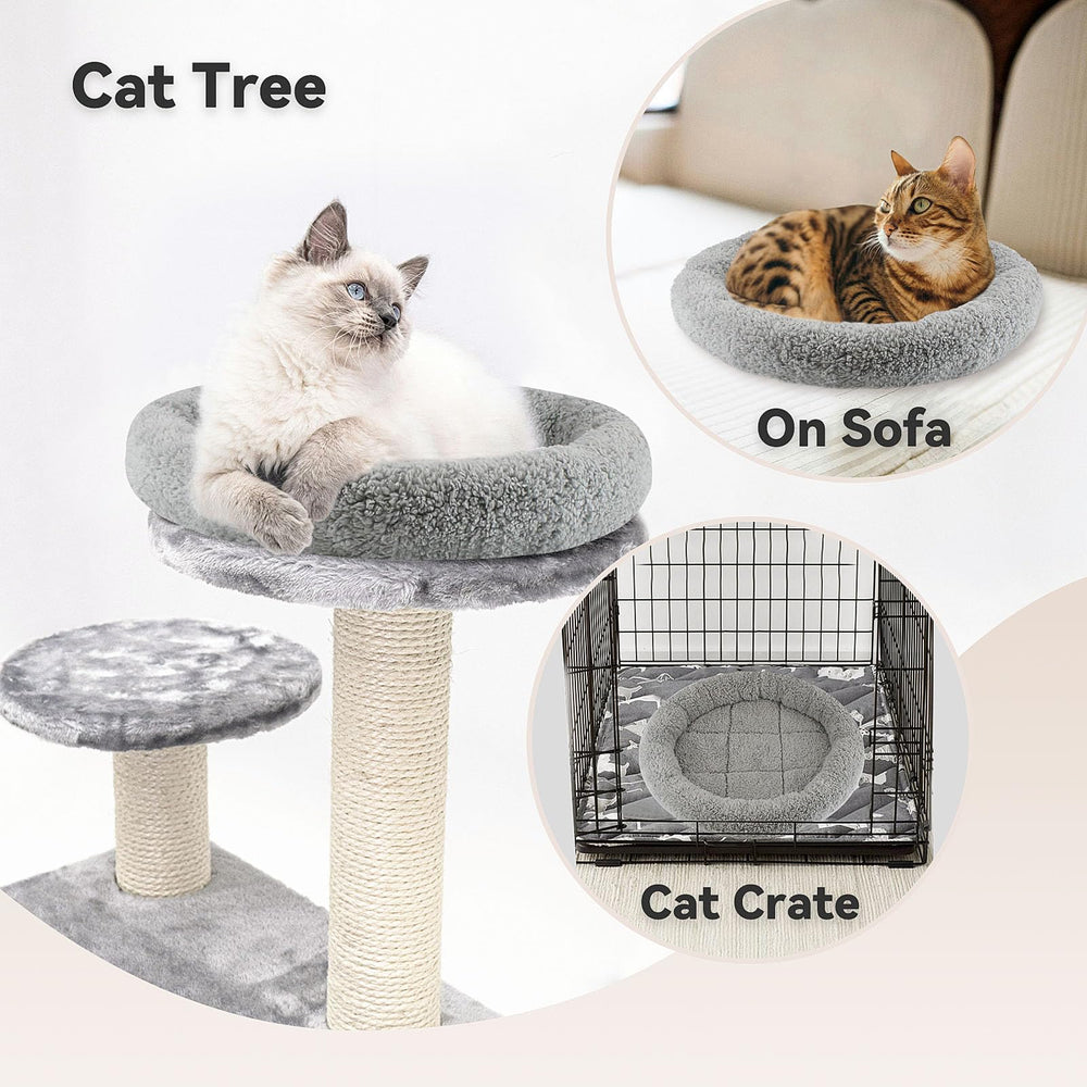 Billionchains cat bed soft plush material—gentle warmth and comfort