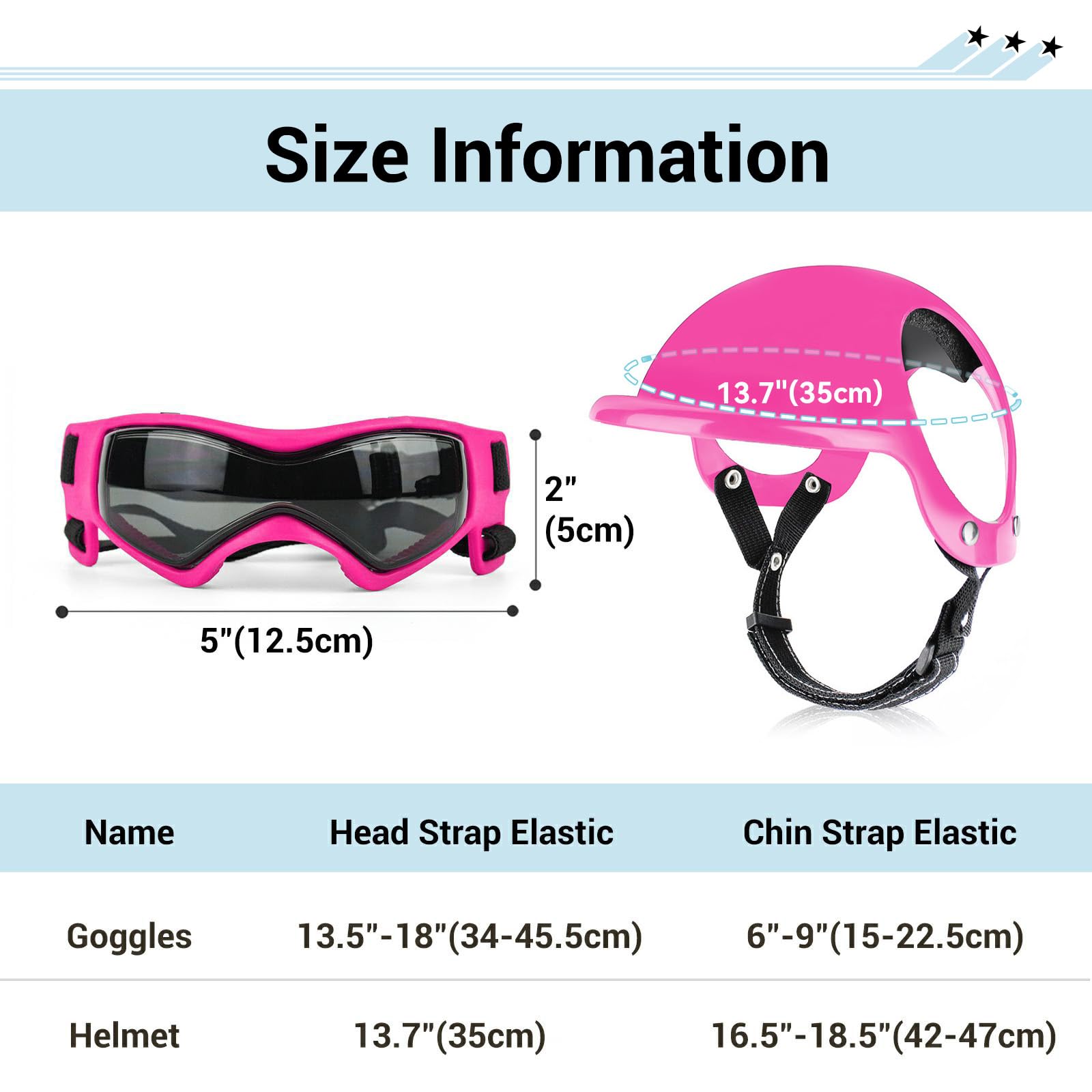 BillionChains dog goggles pink double-strap close-up showing secure fit for outdoor adventures.