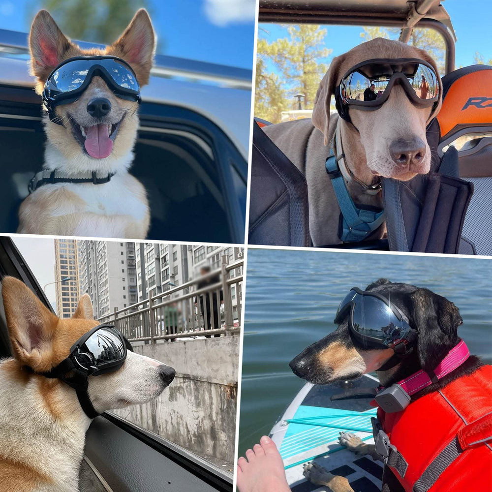 Billionchains goggles include head elastic straps and chin straps for secure, adjustable fit.
