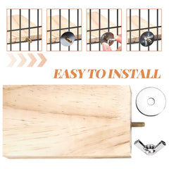 BILLIOTEAM corner shelf cage fit highlights space-efficient habitat upgrade for birds.