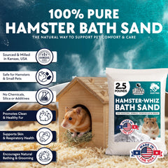 Billy Buckskin volcanic ash dust-free formula close-up supports fur care.