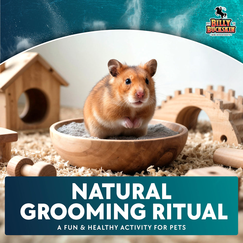 Billy Buckskin small-pets sand bath used for chinchillas and gerbils.