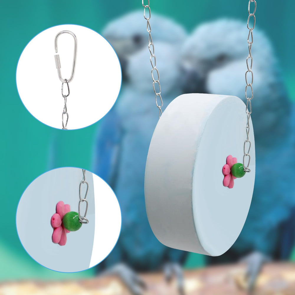 BingegePet beak health activity encouraging natural chewing behavior for birds.