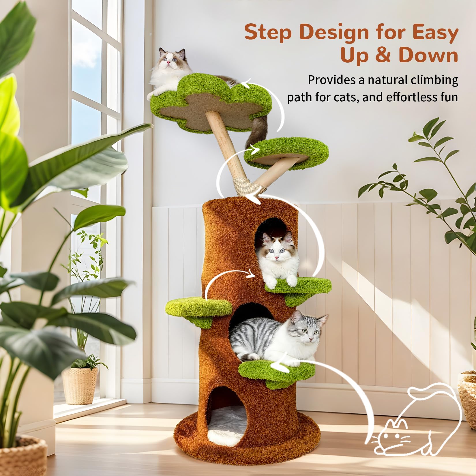 BingoPaw multi-level structure encourages climbing and exploration across heights.