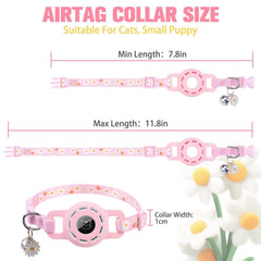 BINGPET AirTag cat collar safety elastic band demonstrates quick-release and comfort.