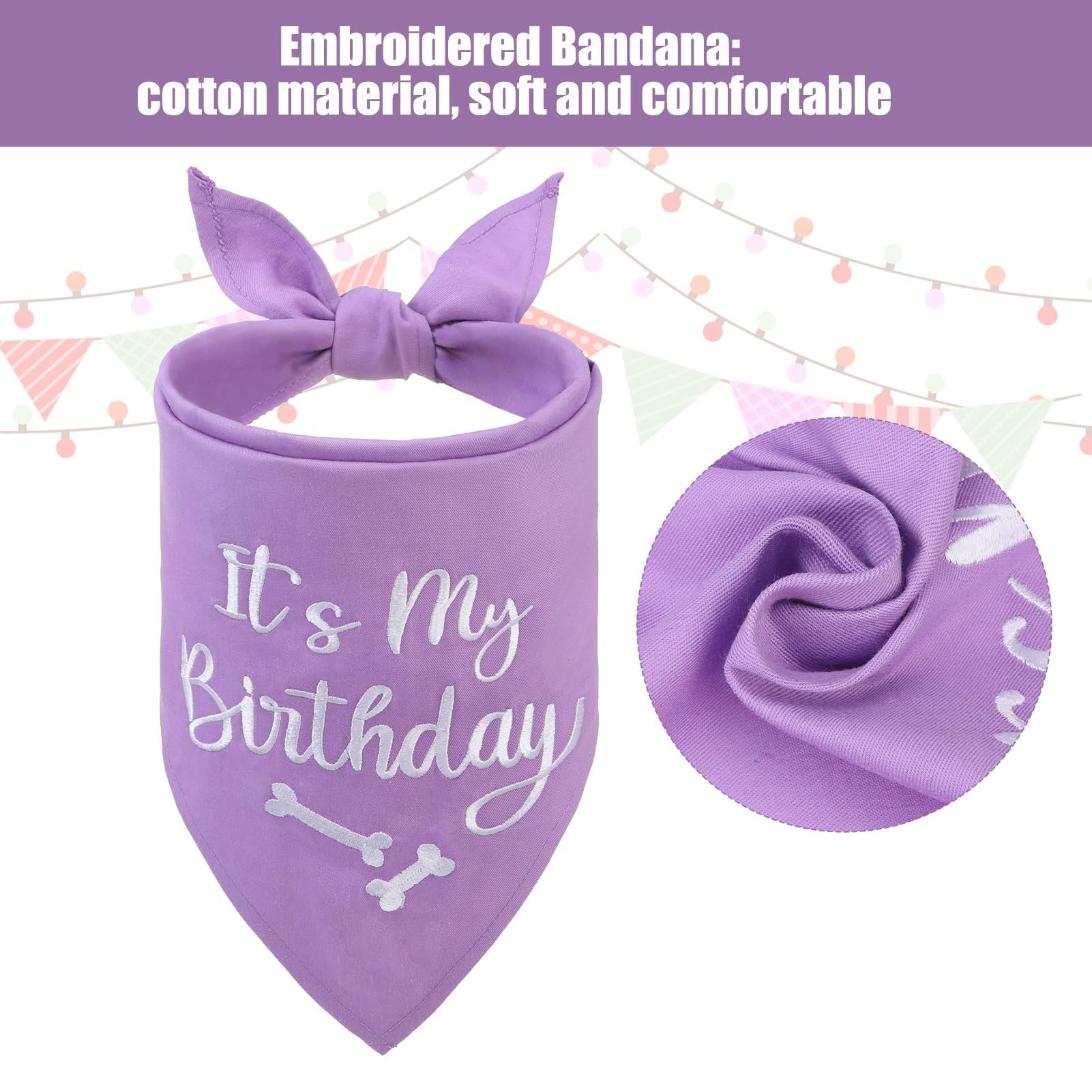 BINGPET birthday hat bling figures 0-8 add sparkle to celebrations.