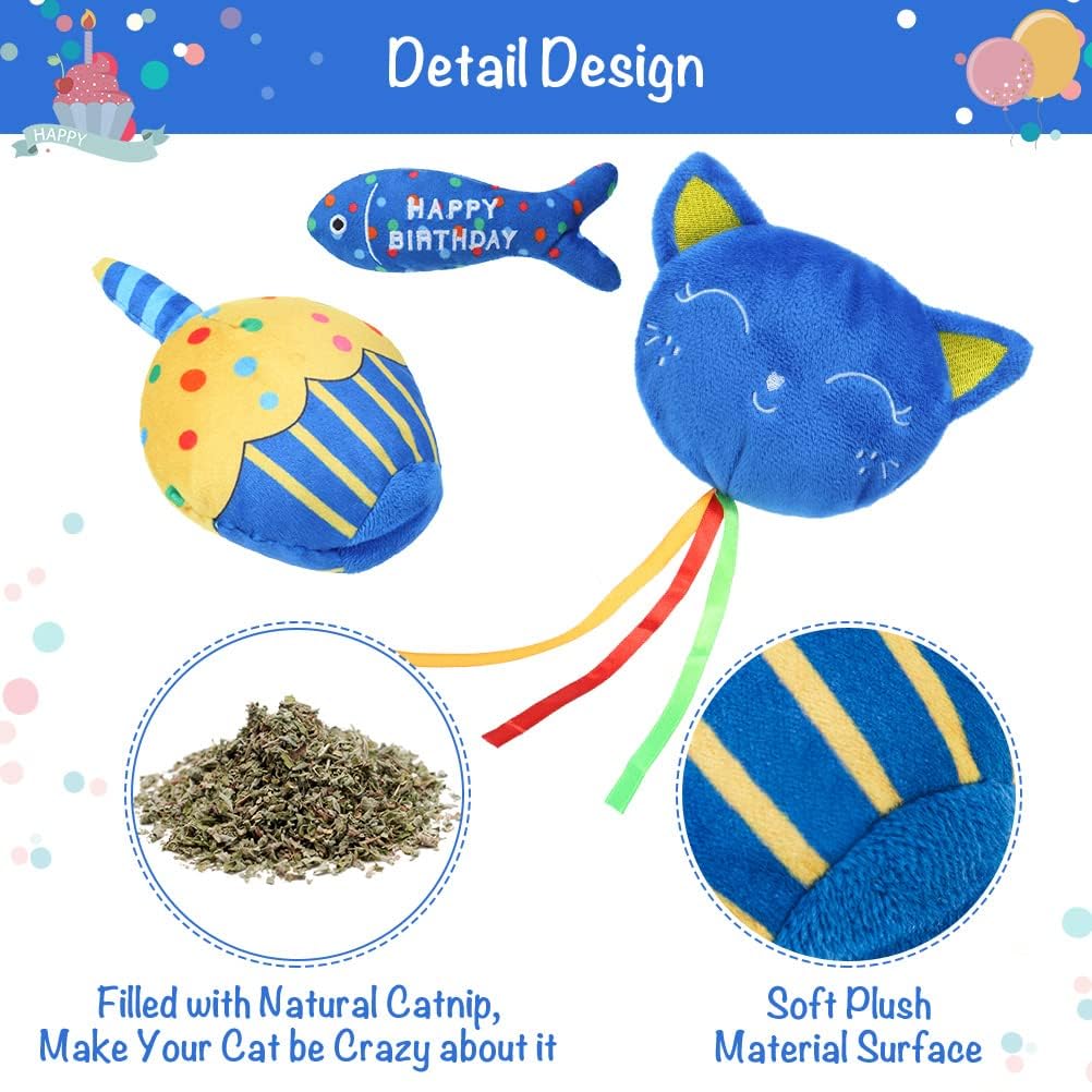 BINGPET birthday fish toy provides tactile fun and feline-friendly motion for indoor play.