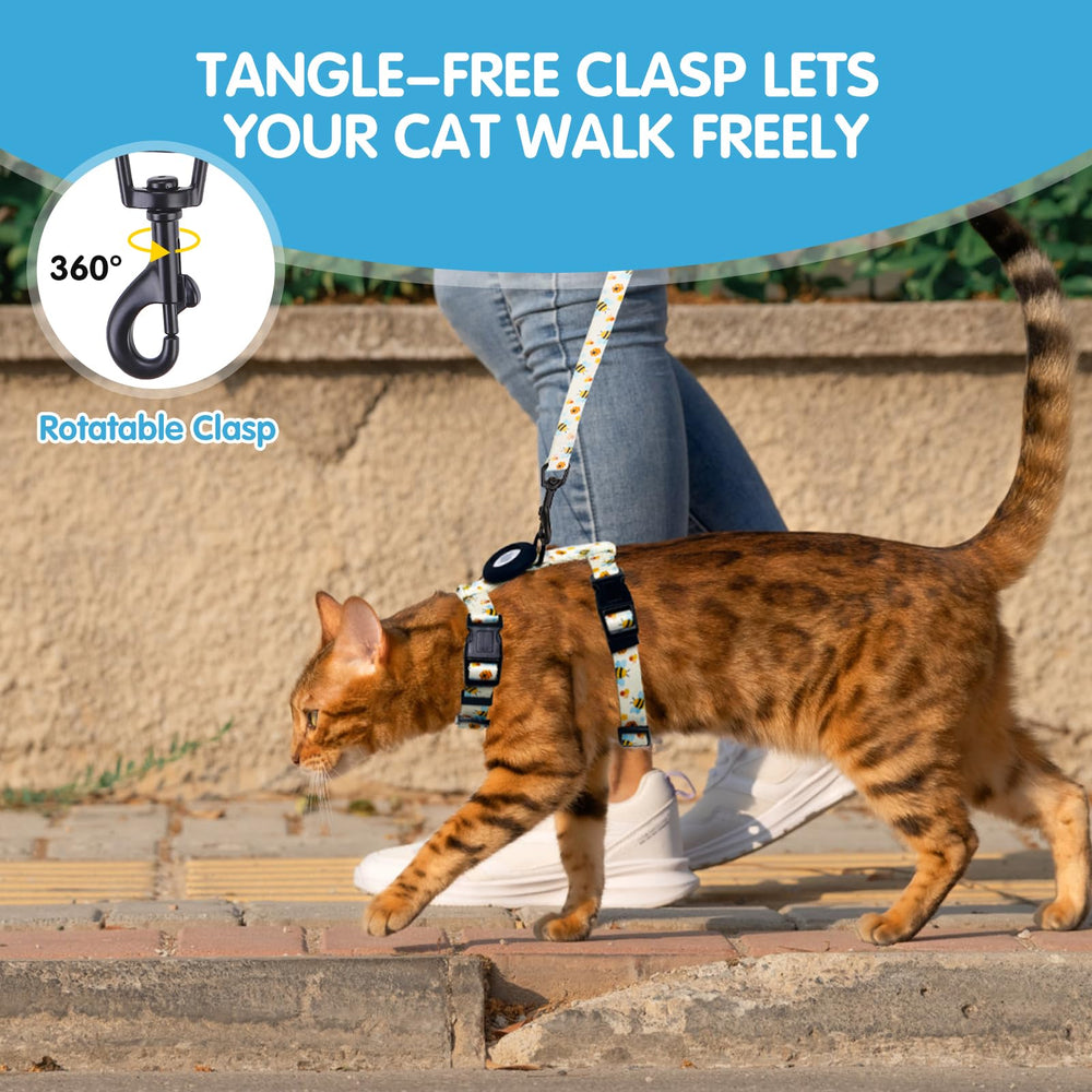BINGPET lightweight polyester webbing keeps harness breathable