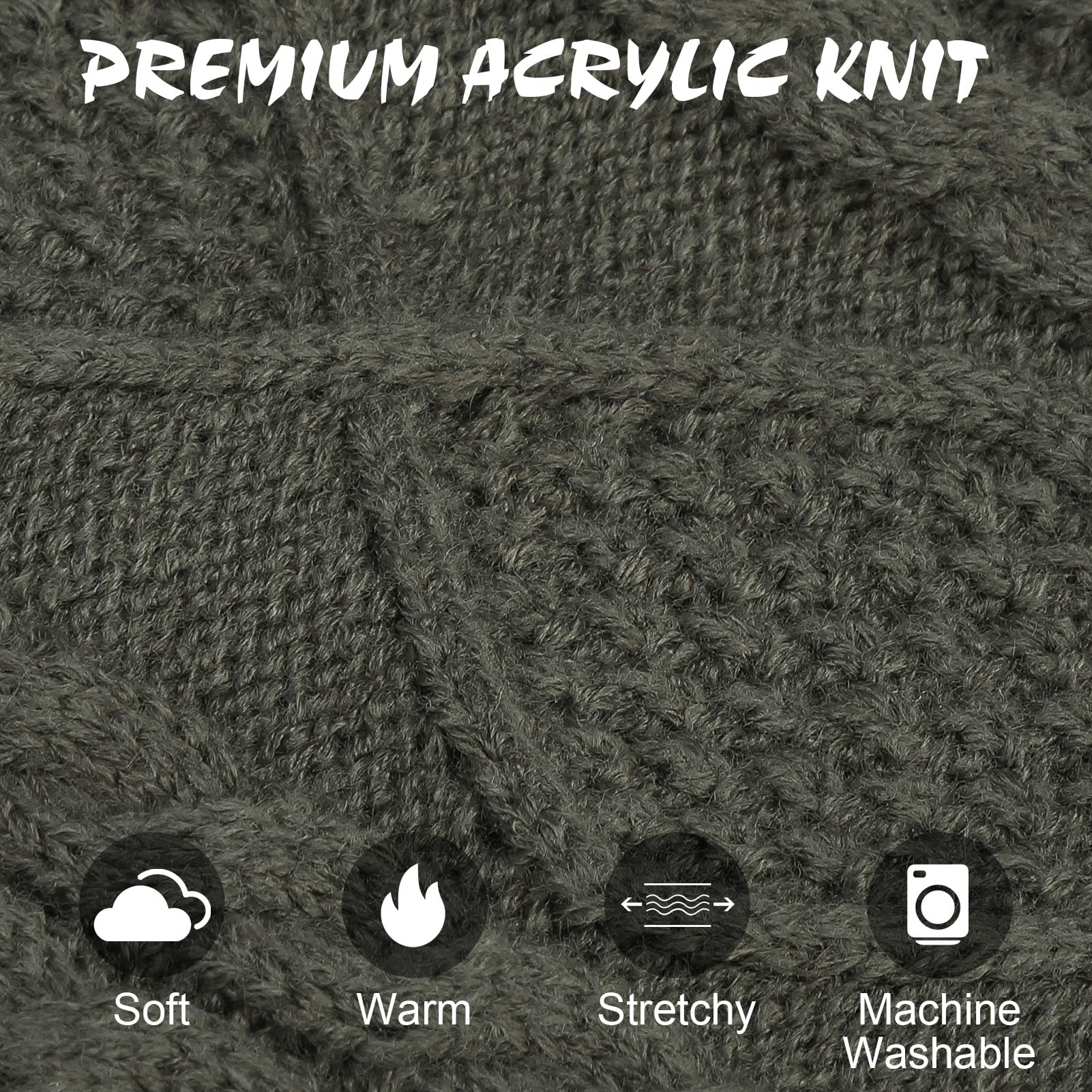 BINGPET Cat Sweater grey back view shows seamless comfort for daily wear