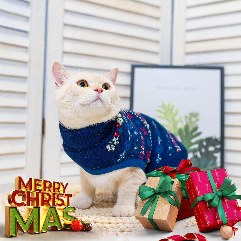 BINGPET Cat Sweater machine-wash friendly care label close-up